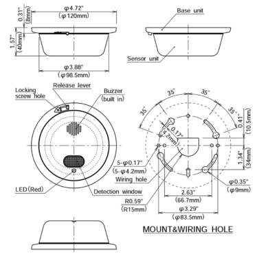 Détecteur de flamme FS-1000E