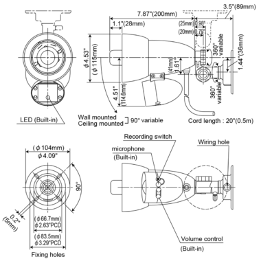 Haut-parleur corne AV-100E