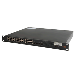 The KBC ESMGS24-P4 series is a high performance 24 port, industrial