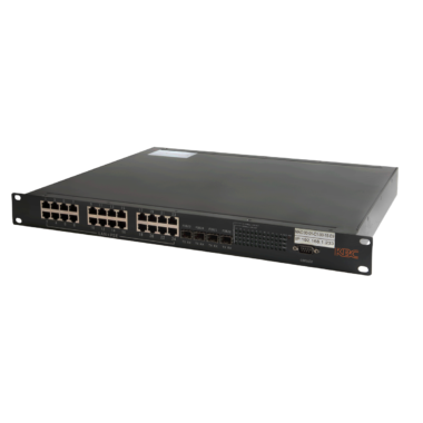 The KBC ESMGS24-P4 series is a high performance 24 port, industrial