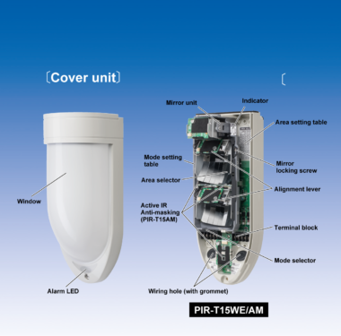 EXTERNAL PIR: TRIPLE MIRROR, HIGH PERFORMANCE